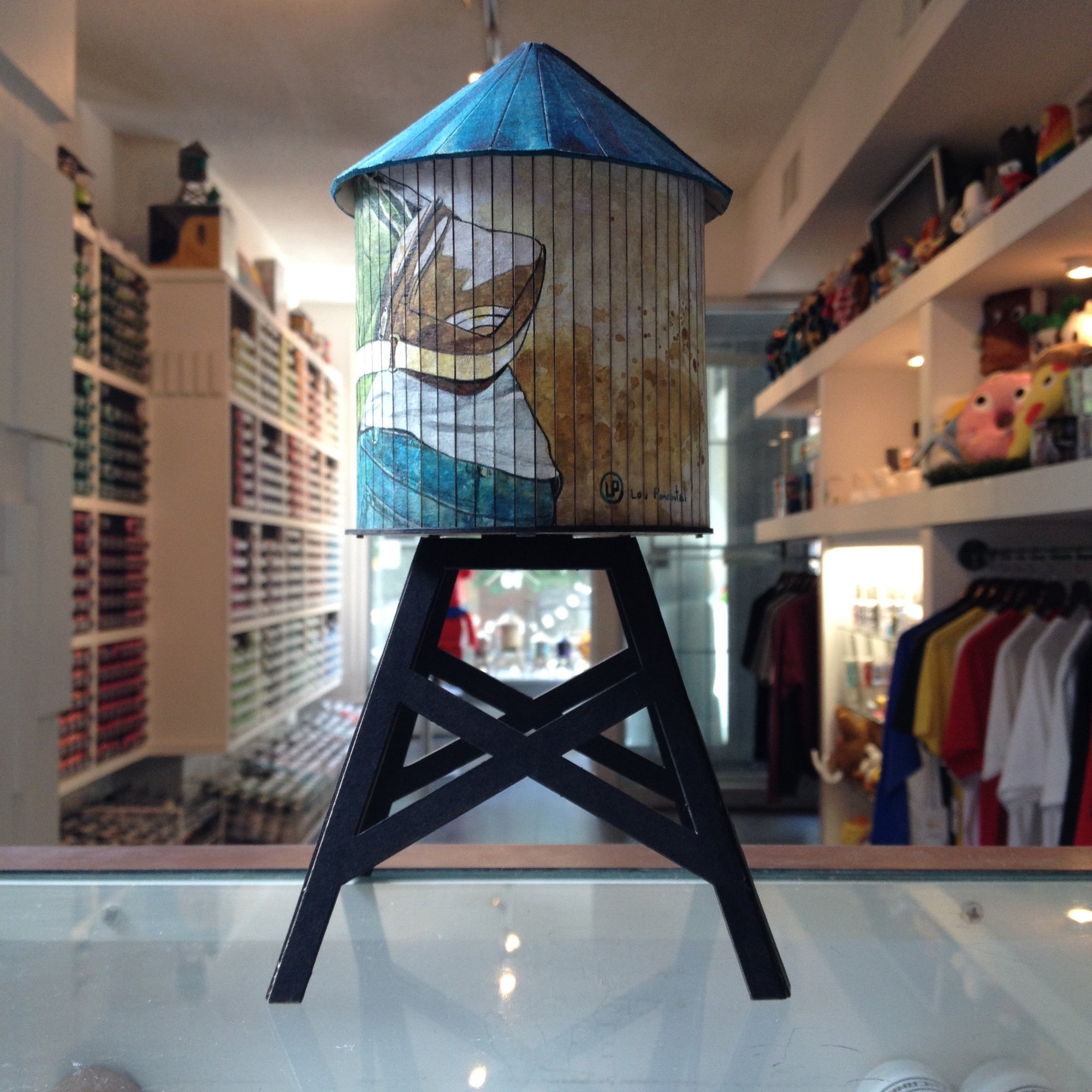 Lou Pimentel Time Flies Custom Boundless Brooklyn Water Tower - Mindzai  - 4