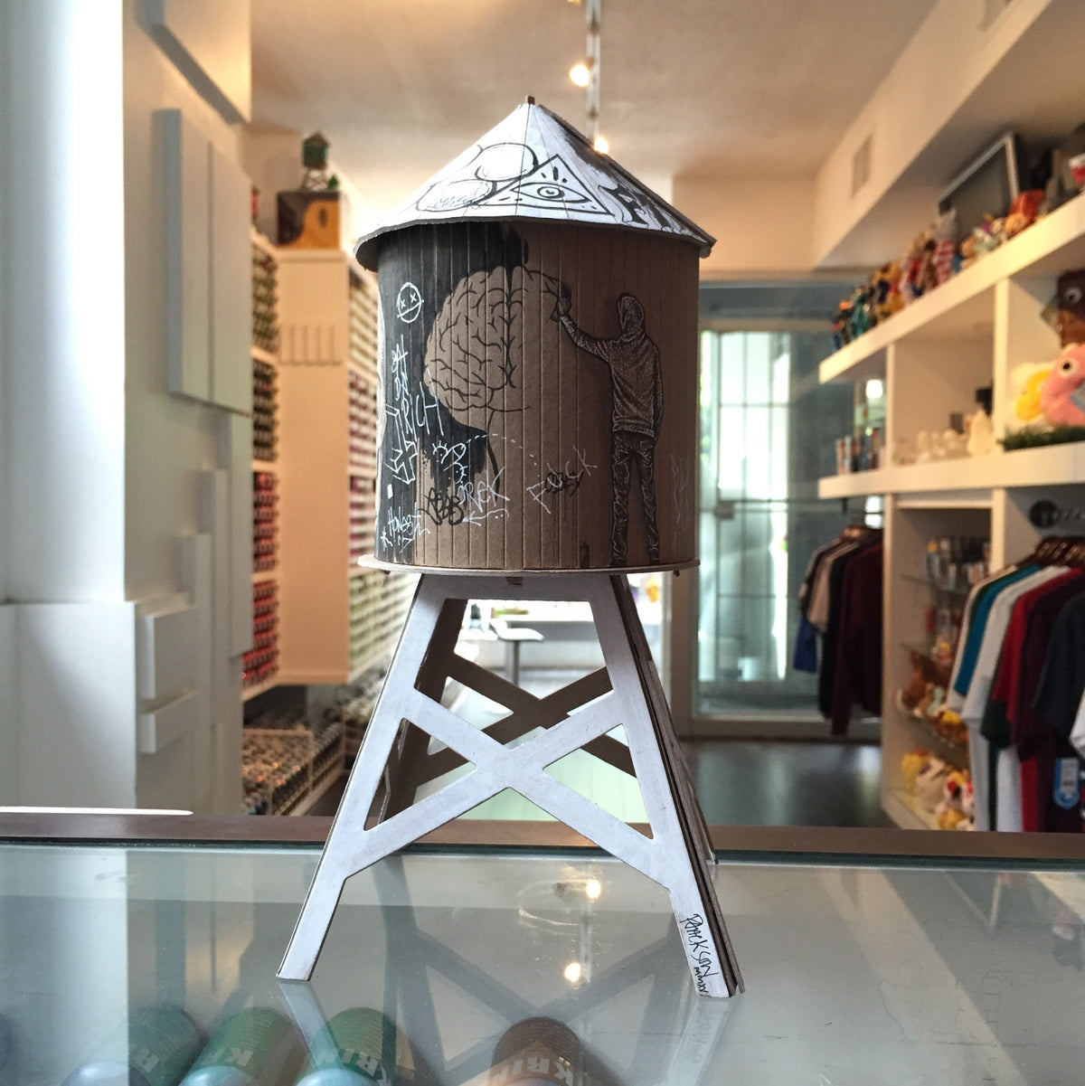 Paul Jackson Custom Boundless Brooklyn Water Tower - Mindzai  - 3