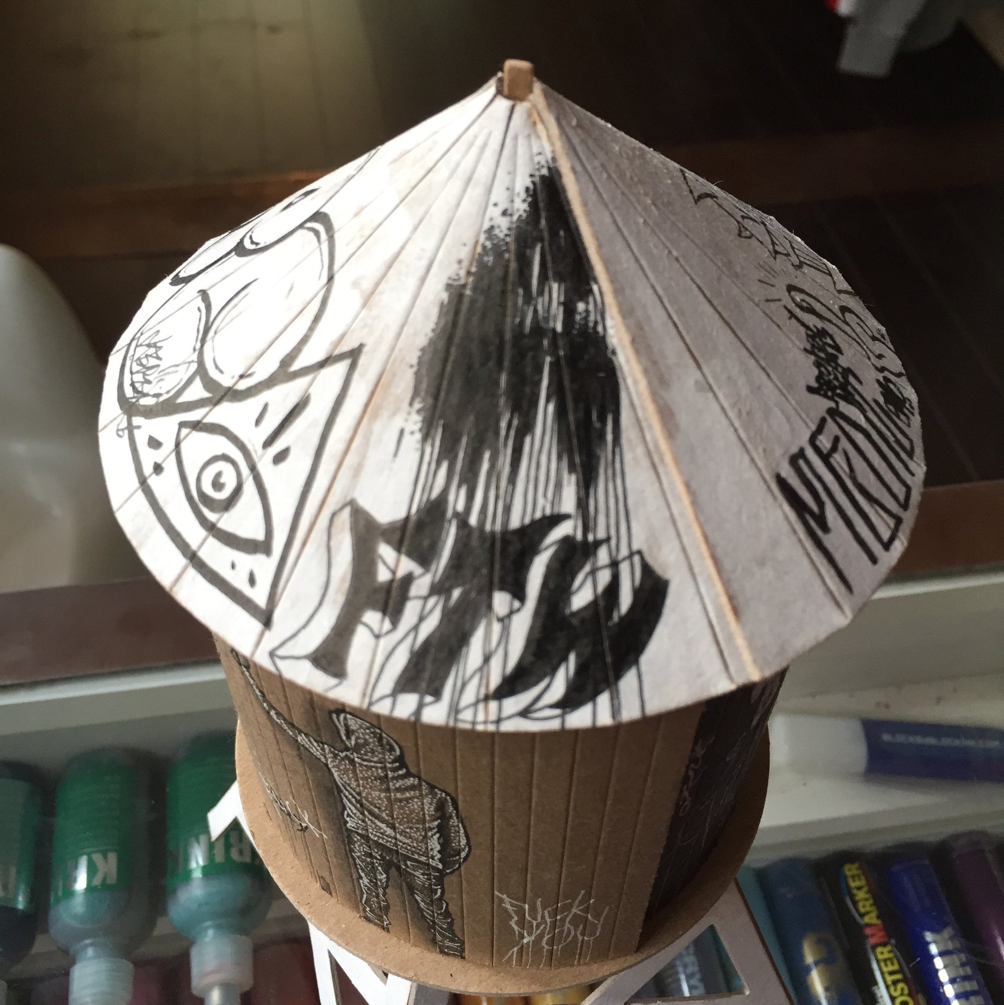 Paul Jackson Custom Boundless Brooklyn Water Tower - Mindzai  - 10