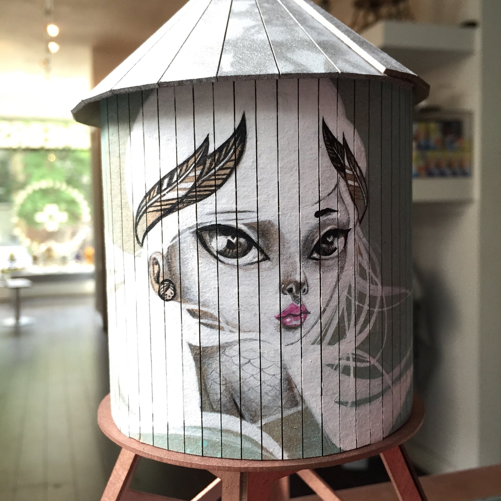 Yuhmi Collective Custom Boundless Brooklyn Water Tower - Mindzai  - 5