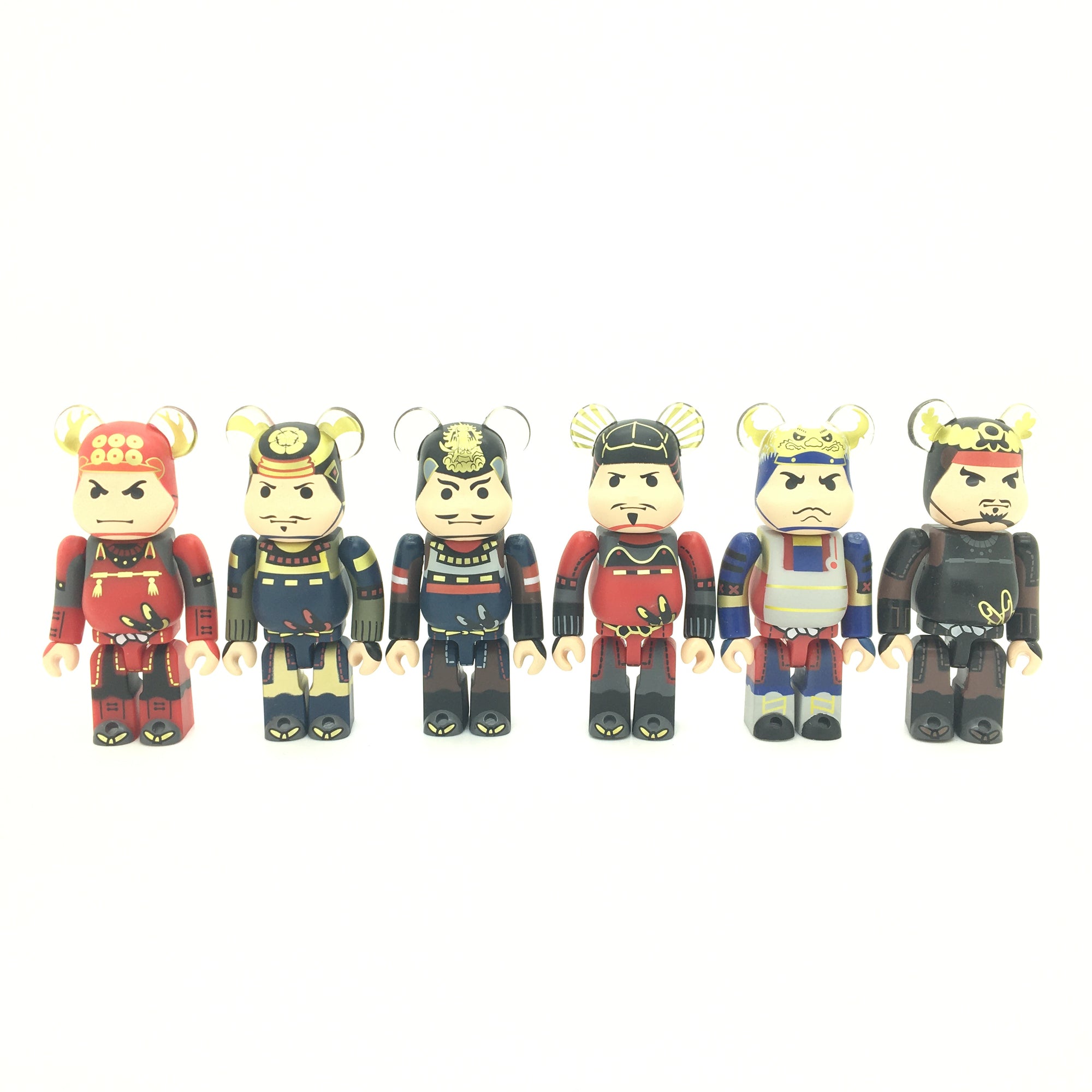 Sengoku Warlords 6-Piece 100% Bearbrick Set - Mindzai Toy Shop