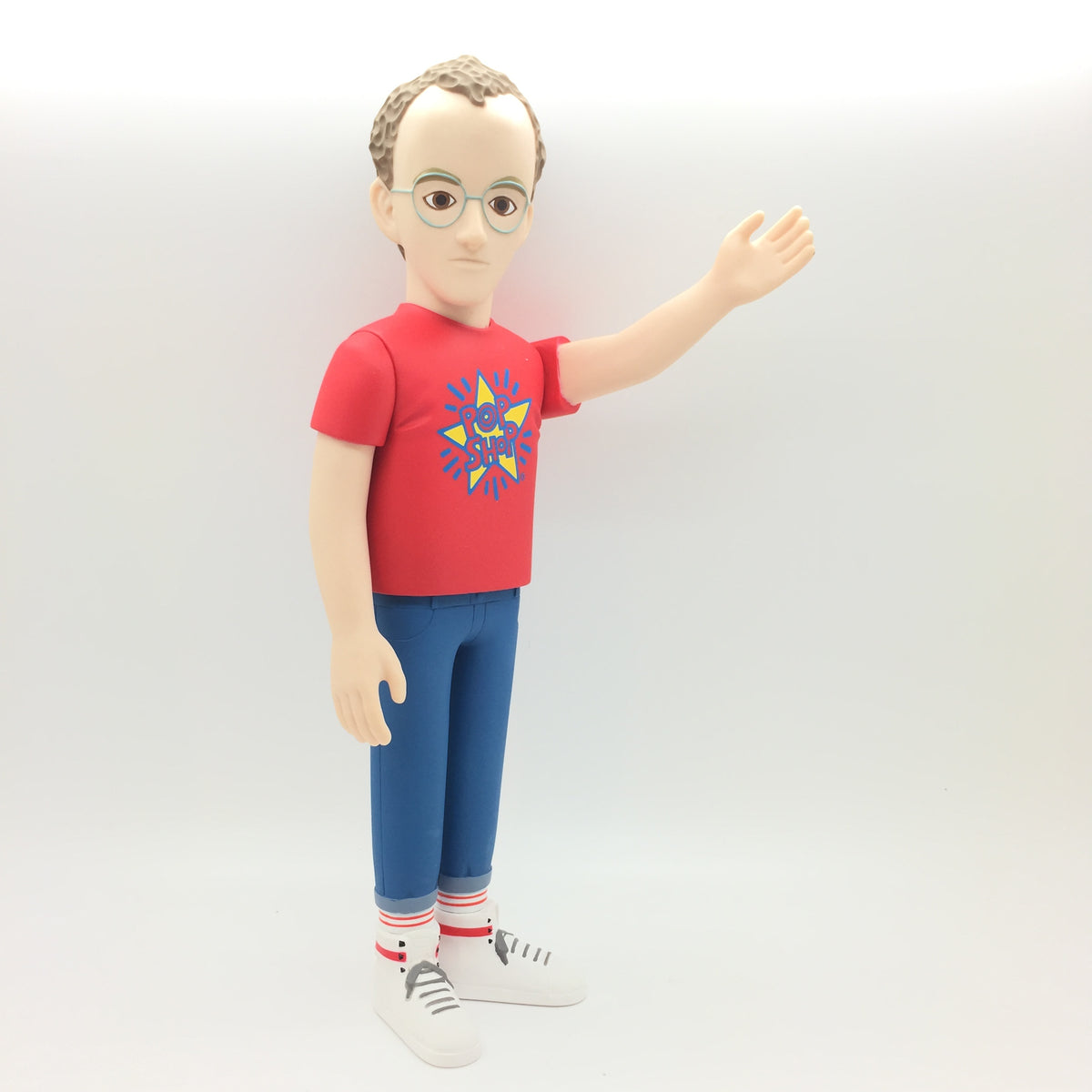 Keith Haring Designer Con Pop Shop Edition Vinyl Collectible Doll by Medicom Toy
