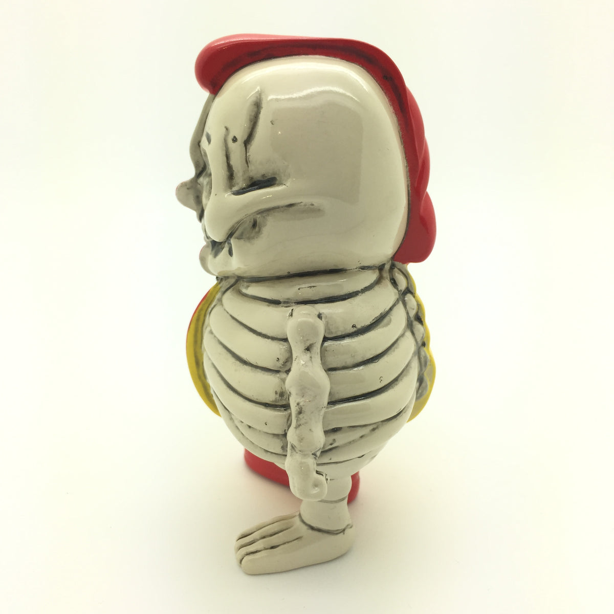 Popaganda by Ron English x Secret Base - Mc Supersized Half Skeleton Bone Version