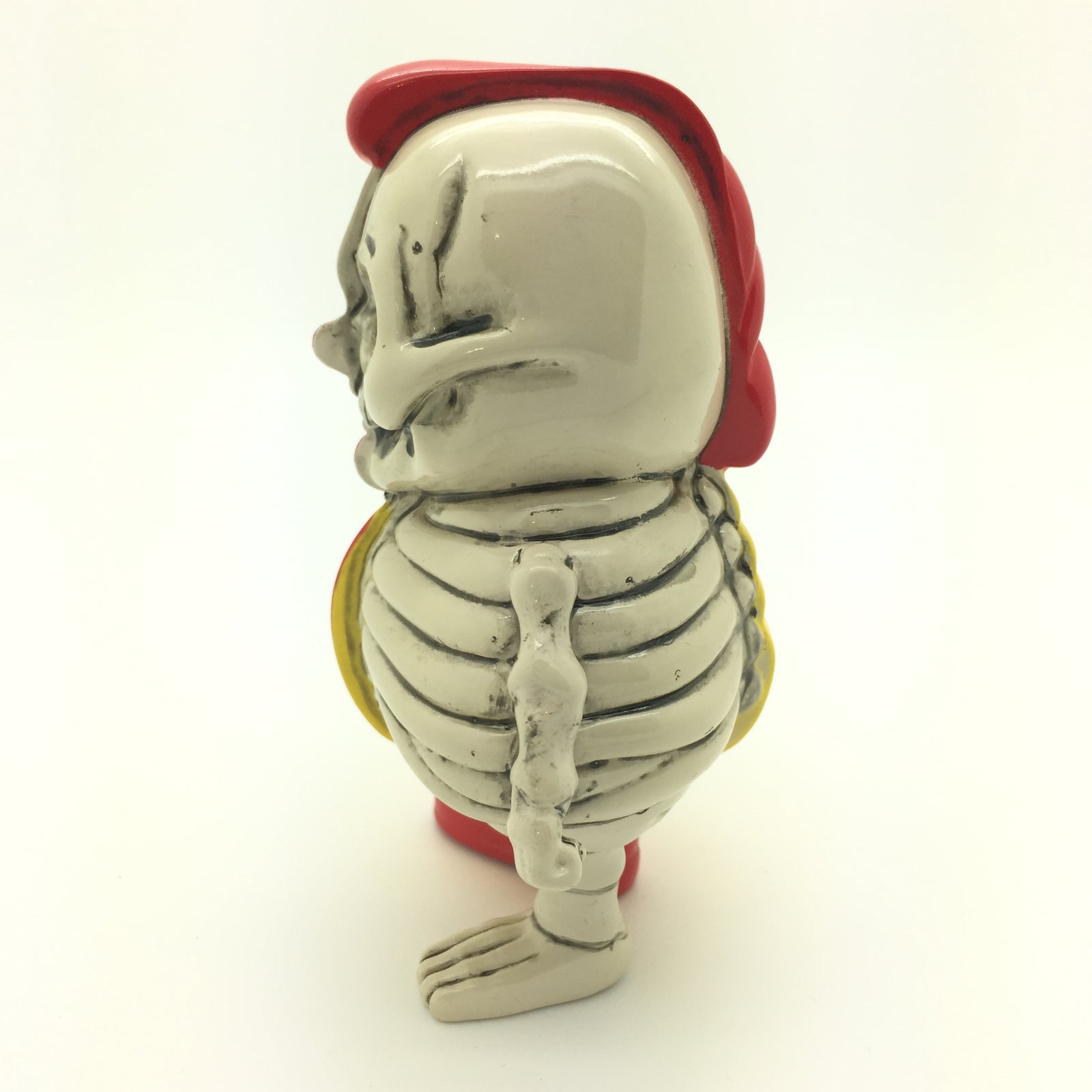 Popaganda by Ron English x Secret Base - Mc Supersized Half Skeleton Bone Version