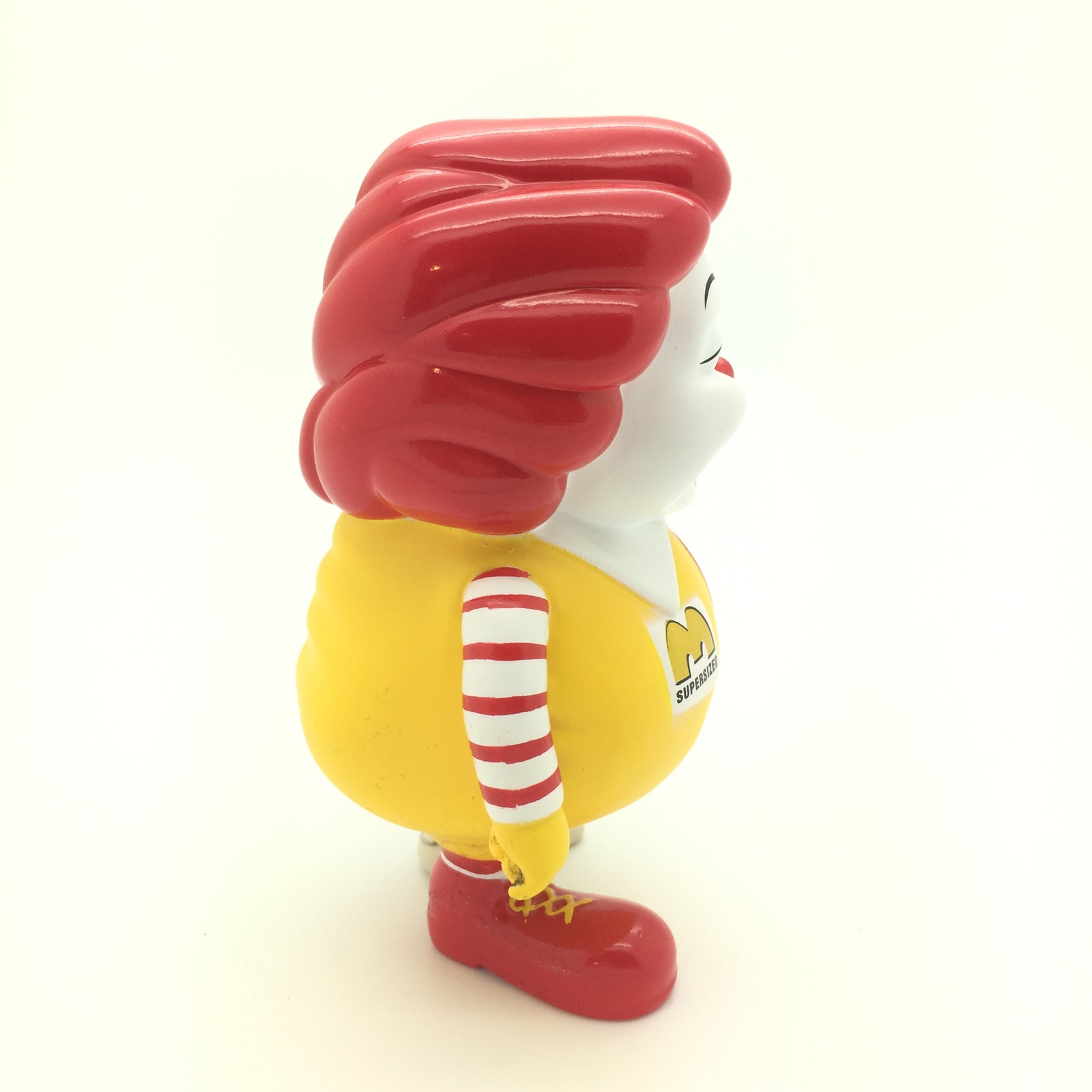 Popaganda by Ron English x Secret Base - Mc Supersized Half Skeleton Bone Version