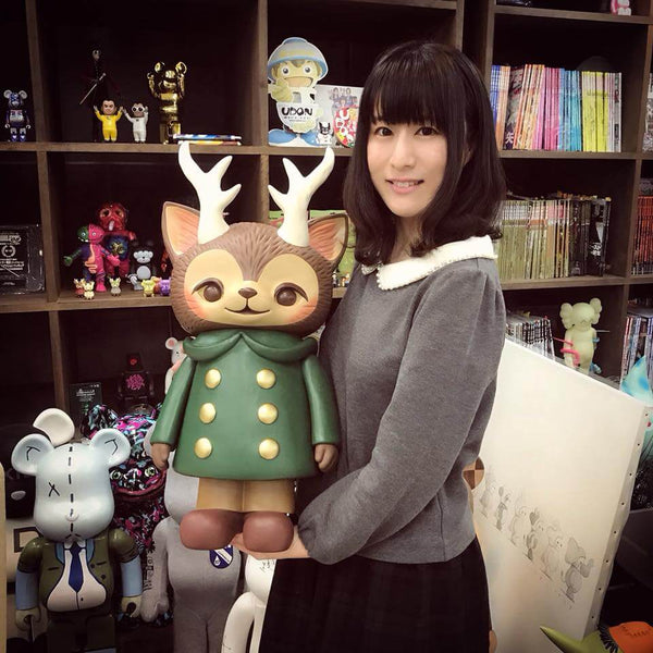 JAM Morris the Cat with Antlers Large 24-Inch Toy Figure by Kaori