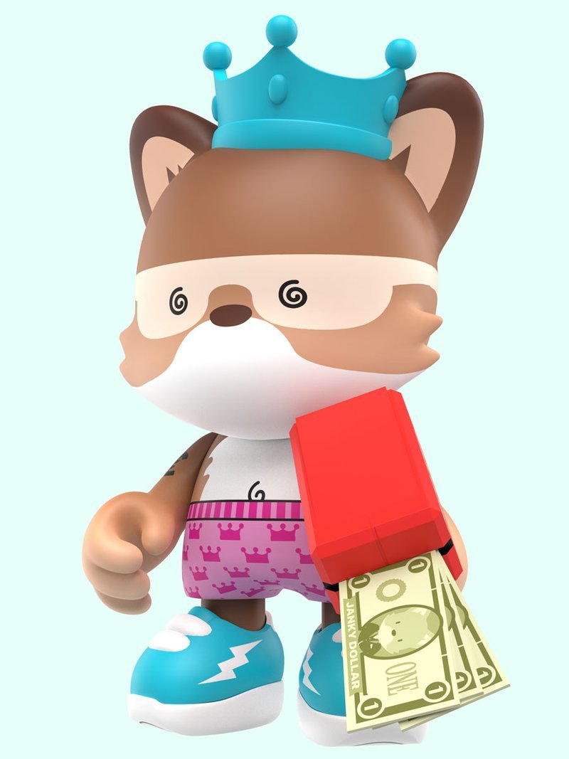 King Janky The Third Mini Figure by Superplastic