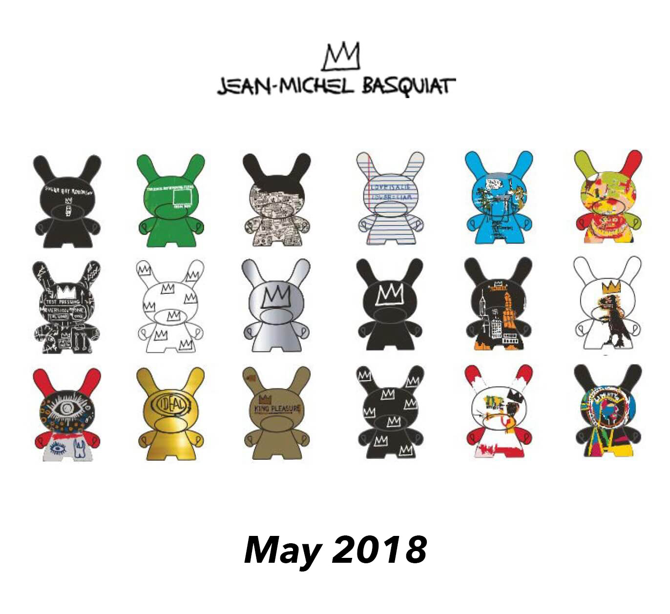 Jean Michel Basquiat Dunny Blind Box Minis Series
