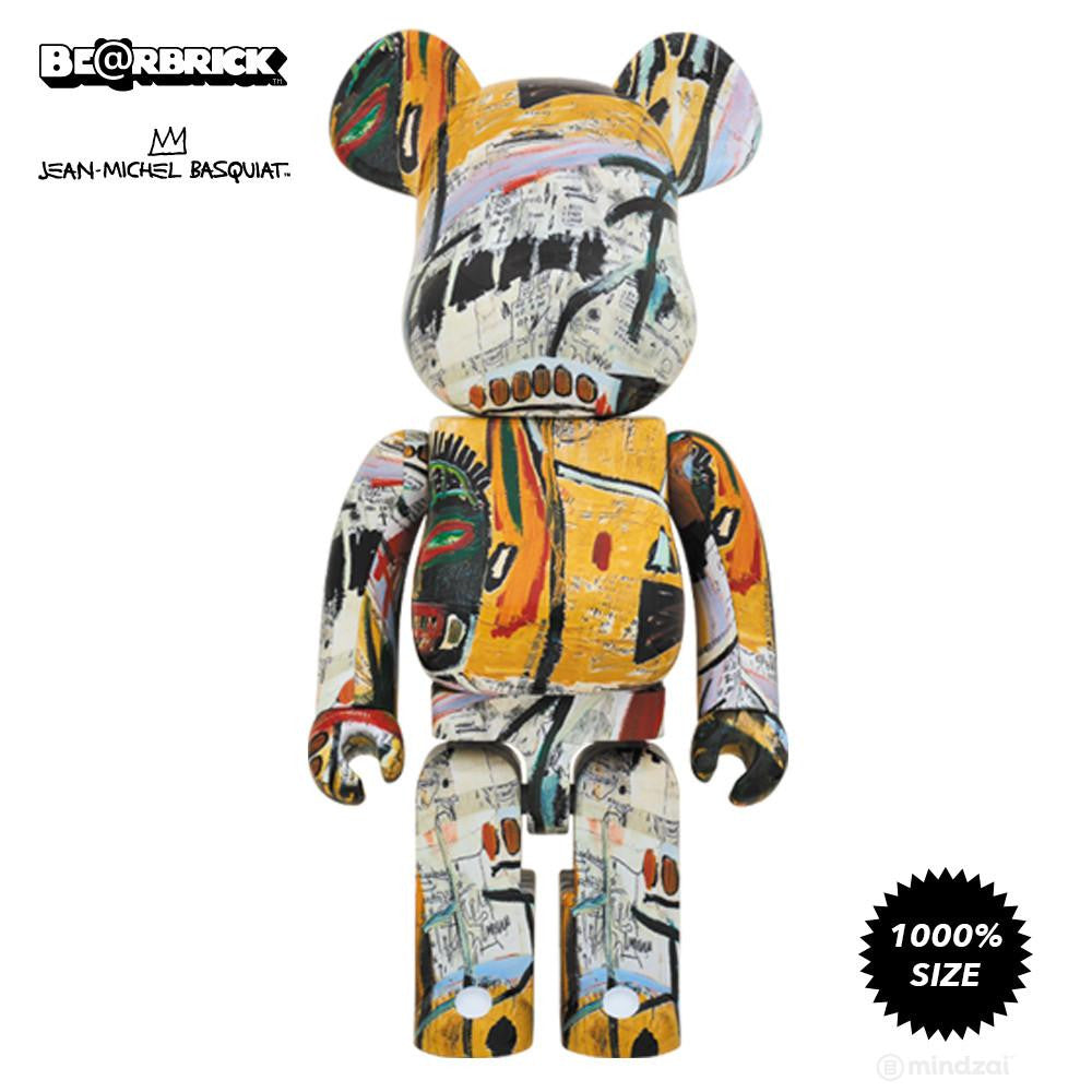 Jean-Michel Basquiat 1000% Bearbrick by Medicom Toy