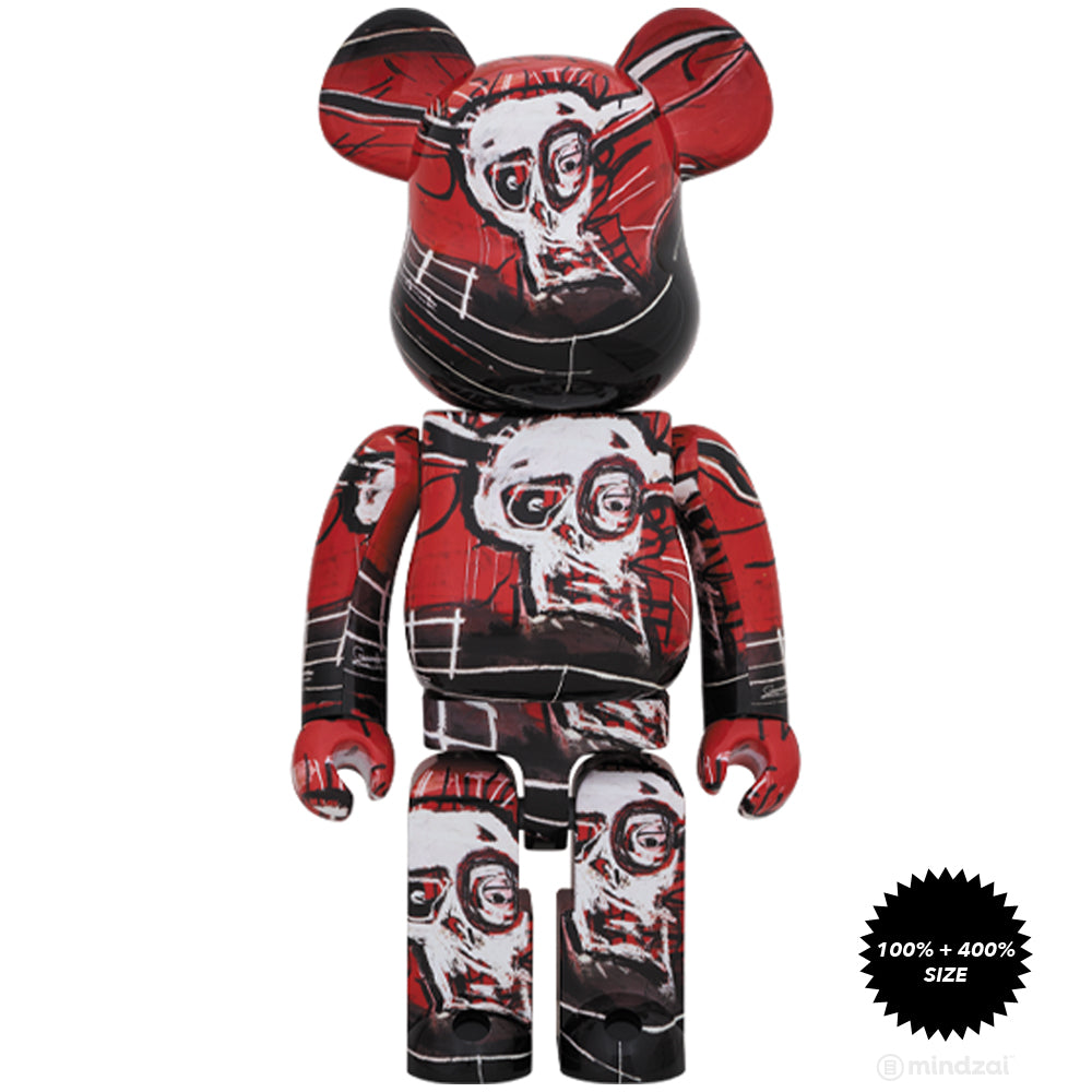Jean-Michel Basquiat #5 100% + 400% Bearbrick Set by Medicom Toy