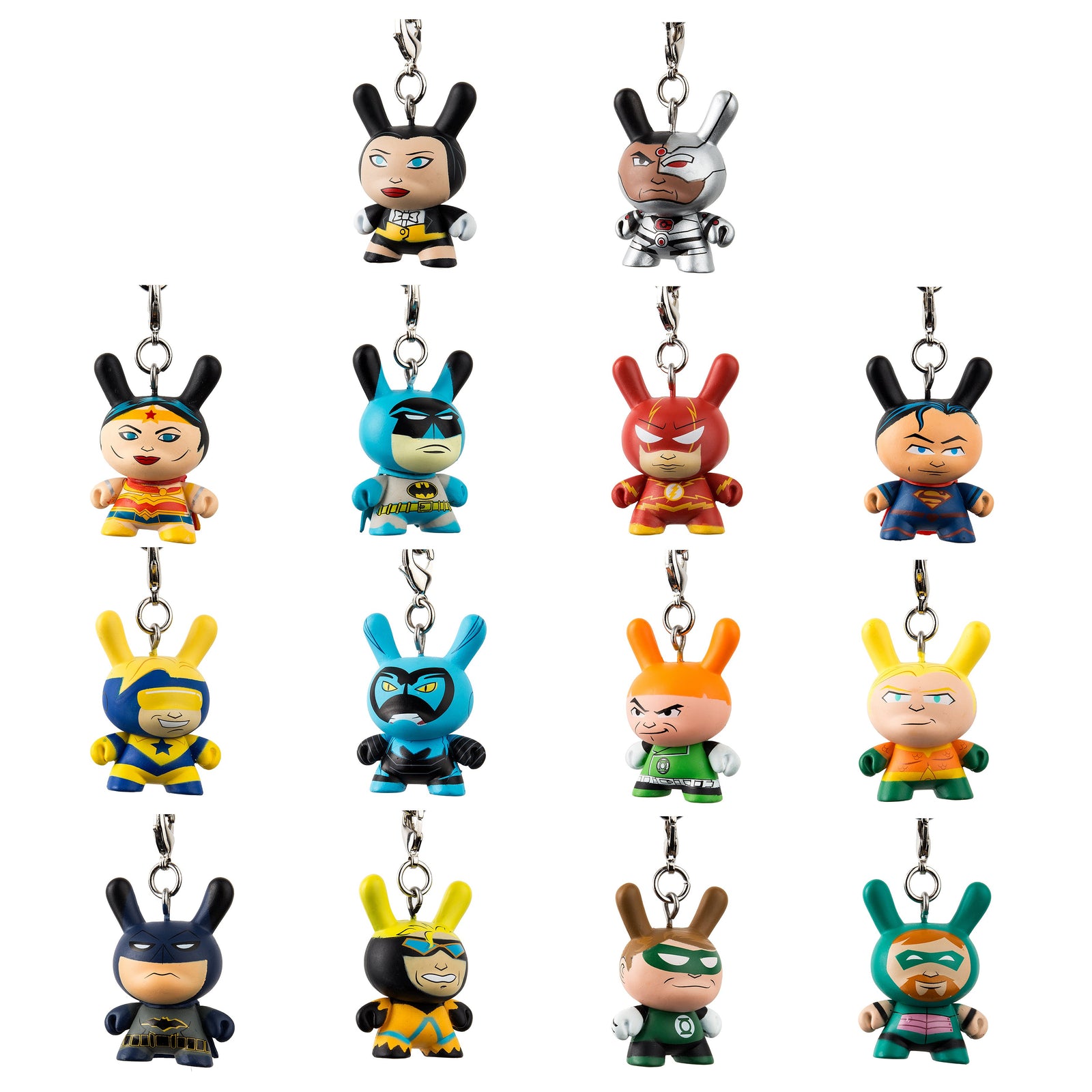 DC Justice League Dunny Blind Box Keychains by Kidrobot