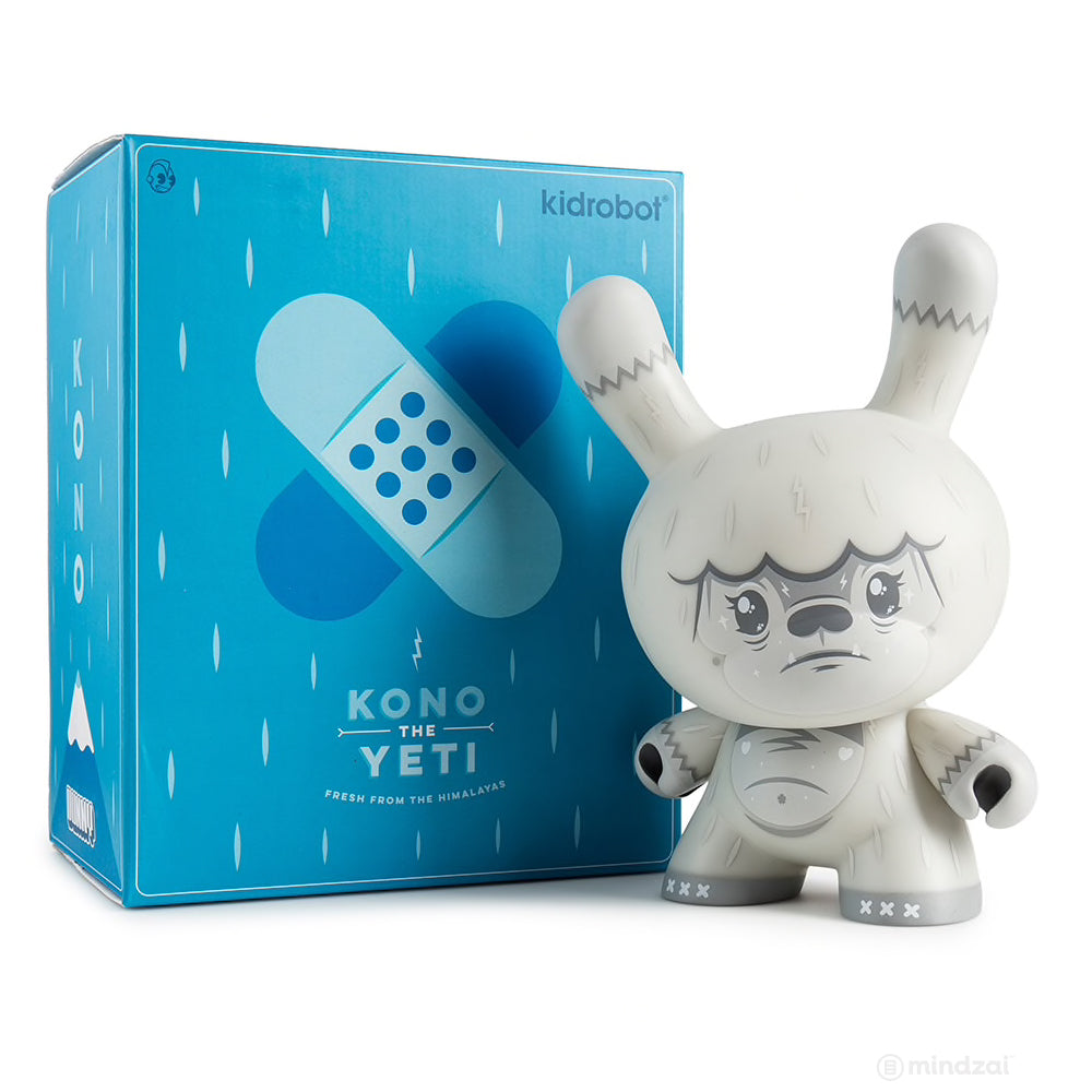 Kono the Yeti Grey 1930s 8” Dunny by Squink x Kidrobot