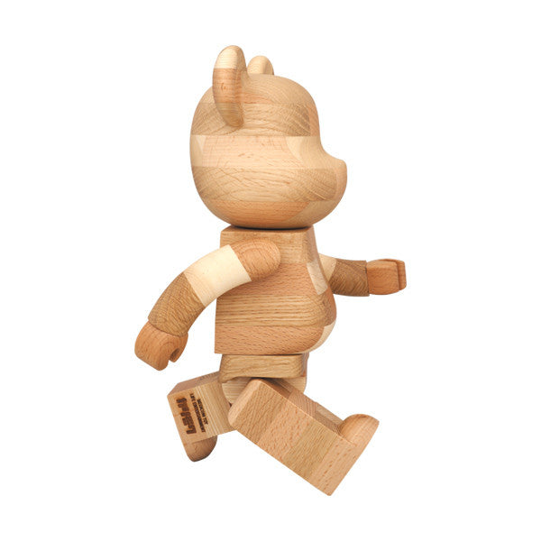 Wooden Tile Pattern 400% Bearbrick by Karimoku - Mindzai  - 2