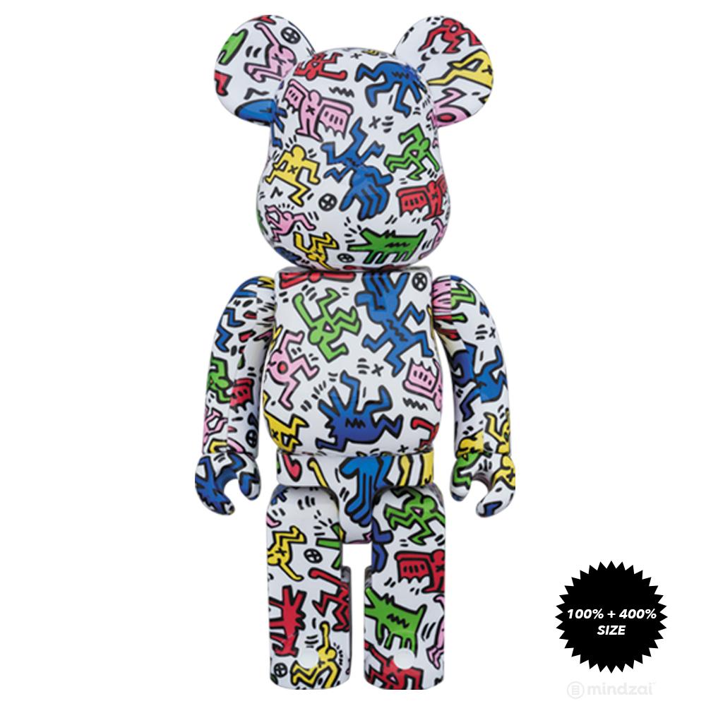 100% Medicom Bearbrick Series 43 - Artist Keith Haring