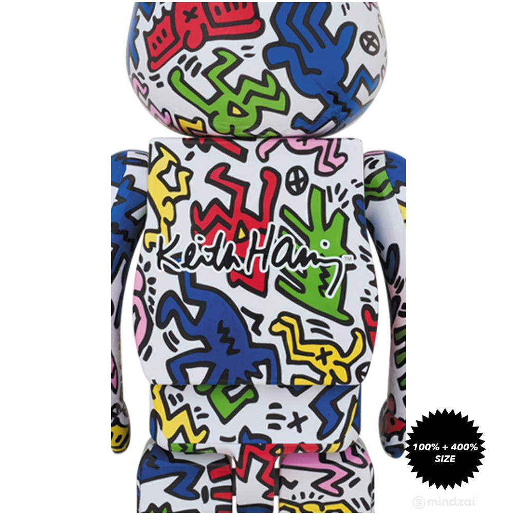 100% Medicom Bearbrick Series 43 - Artist Keith Haring