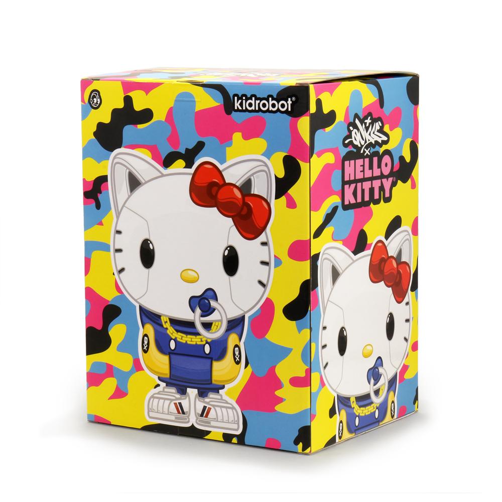 Hello Kitty 8-Inch Art Toy Figure by Quiccs x Kidrobot - Neon POP Edition