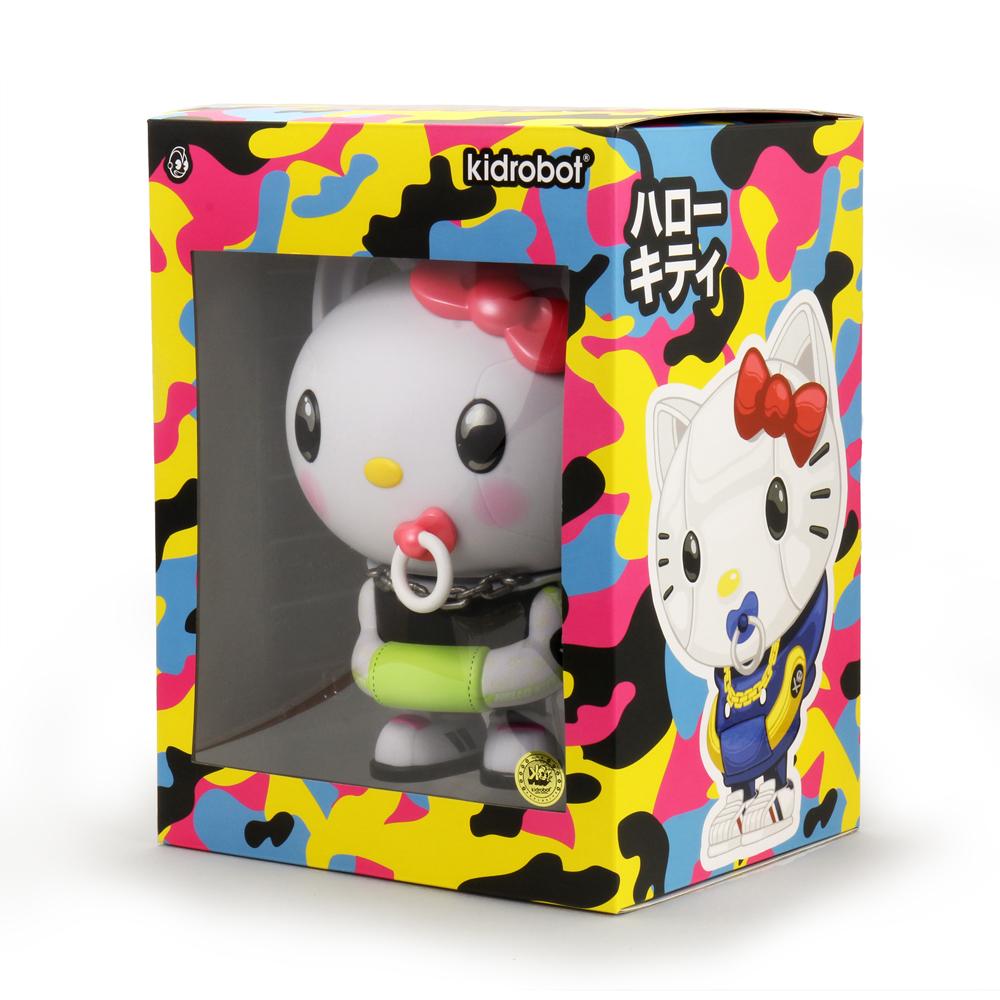 Hello Kitty 8-Inch Art Toy Figure by Quiccs x Kidrobot - Neon POP Edition