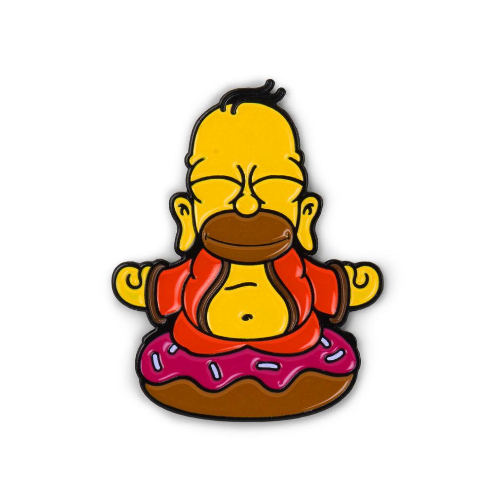 Homer Buddha Enamel Pin by Kidrobot