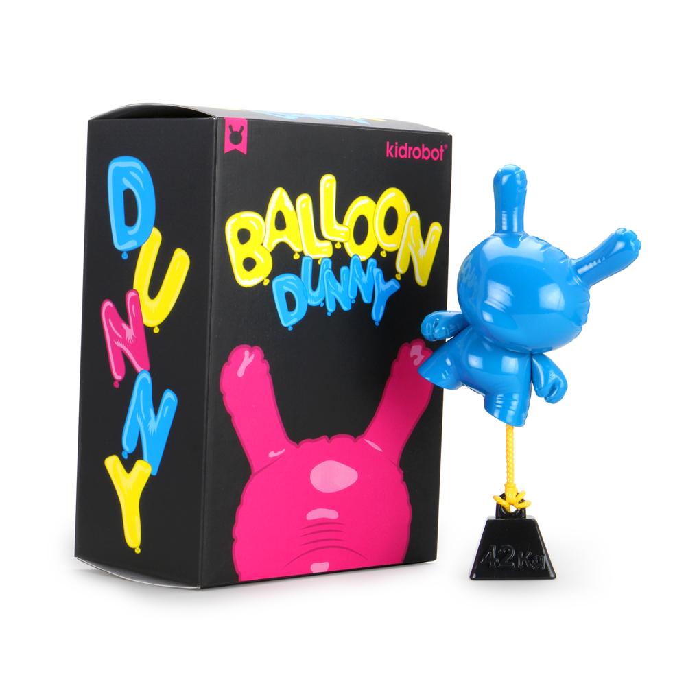 The Balloon Dunny 8" Art Toy CYAN EDTION by Wendigo Toys x Kidrobot