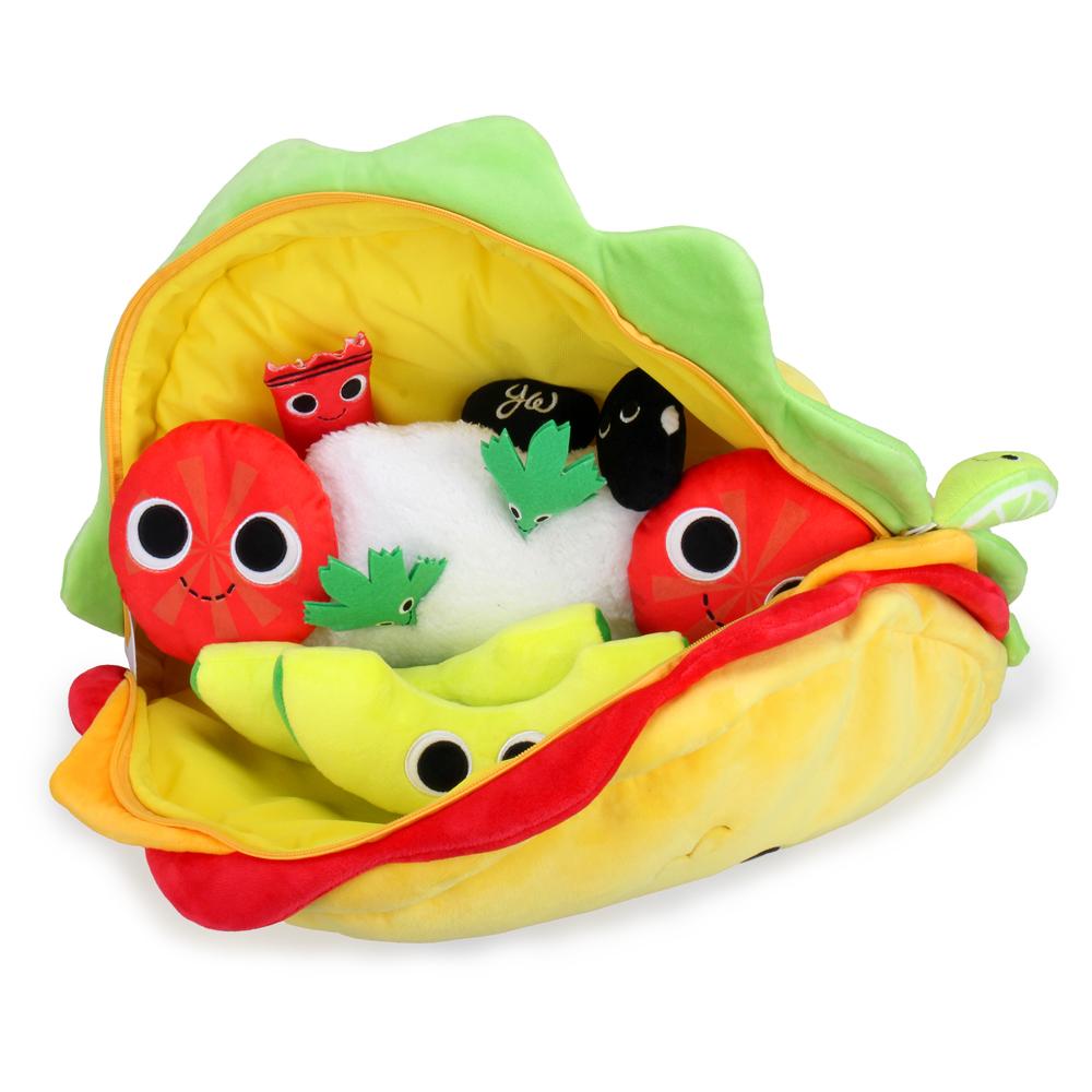 Yummy World XL Victorio Veggie Taco Plush Set by Kidrobot