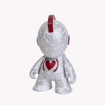 Kidrobot x (RED) Bot Mascot Art Toy 7-Inch Figure - Mindzai  - 2