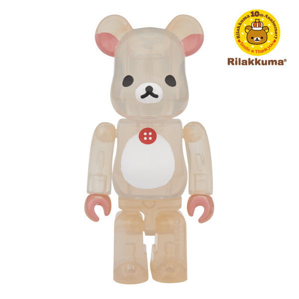 Korilakkuma Clear 100% Bearbrick - Mindzai 