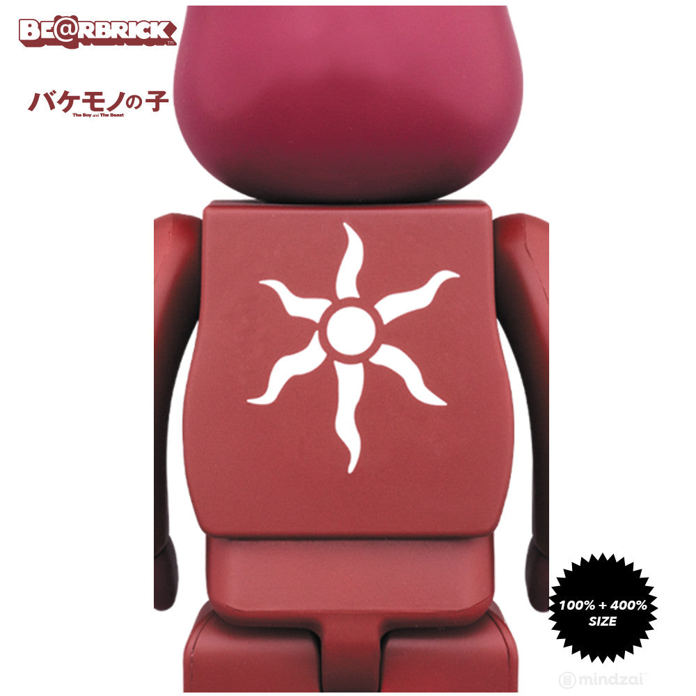 Kumatetsu The Boy and The Beast 100% and 400% Bearbrick Set