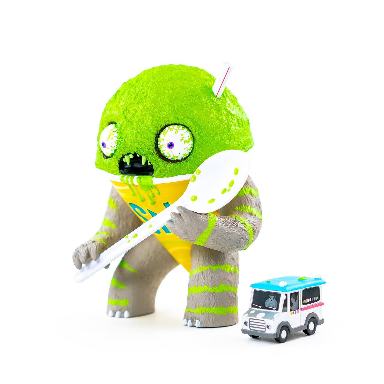 Abominable Snow Cone 2nd Serving - Lime Edition by Jason Limon x Martian Toys