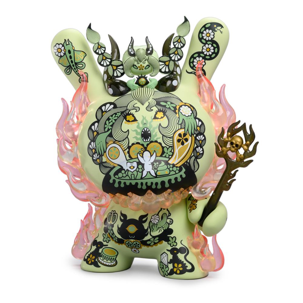 La Flamme Green 8-Inch Dunny by Junko Mizuno