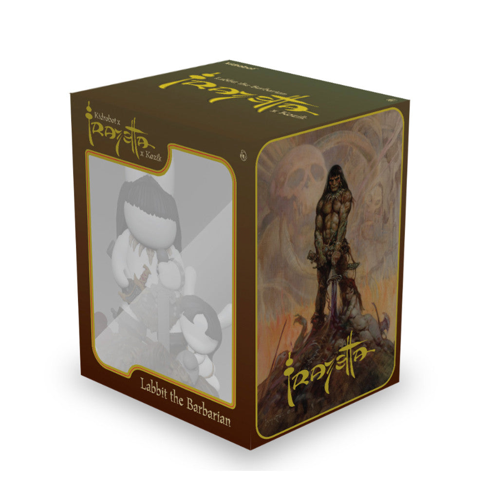 Labbit the Barbarian Toy Figure by Frank Frazetta x Kidrobot - Special Order - Mindzai  - 3