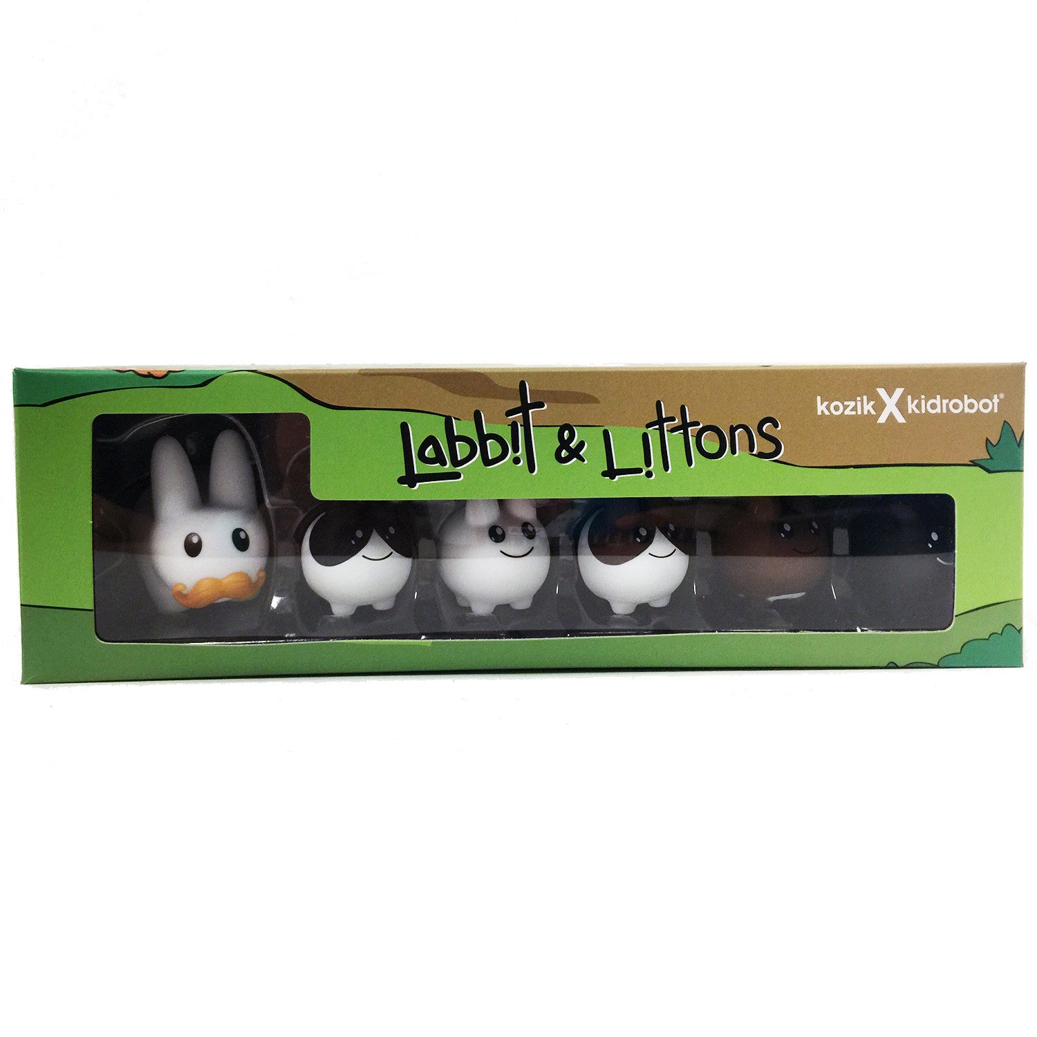 2.5" Vinyl Labbit with Five 1.5" Littons by Kozik x Kidrobot - Mindzai  - 3