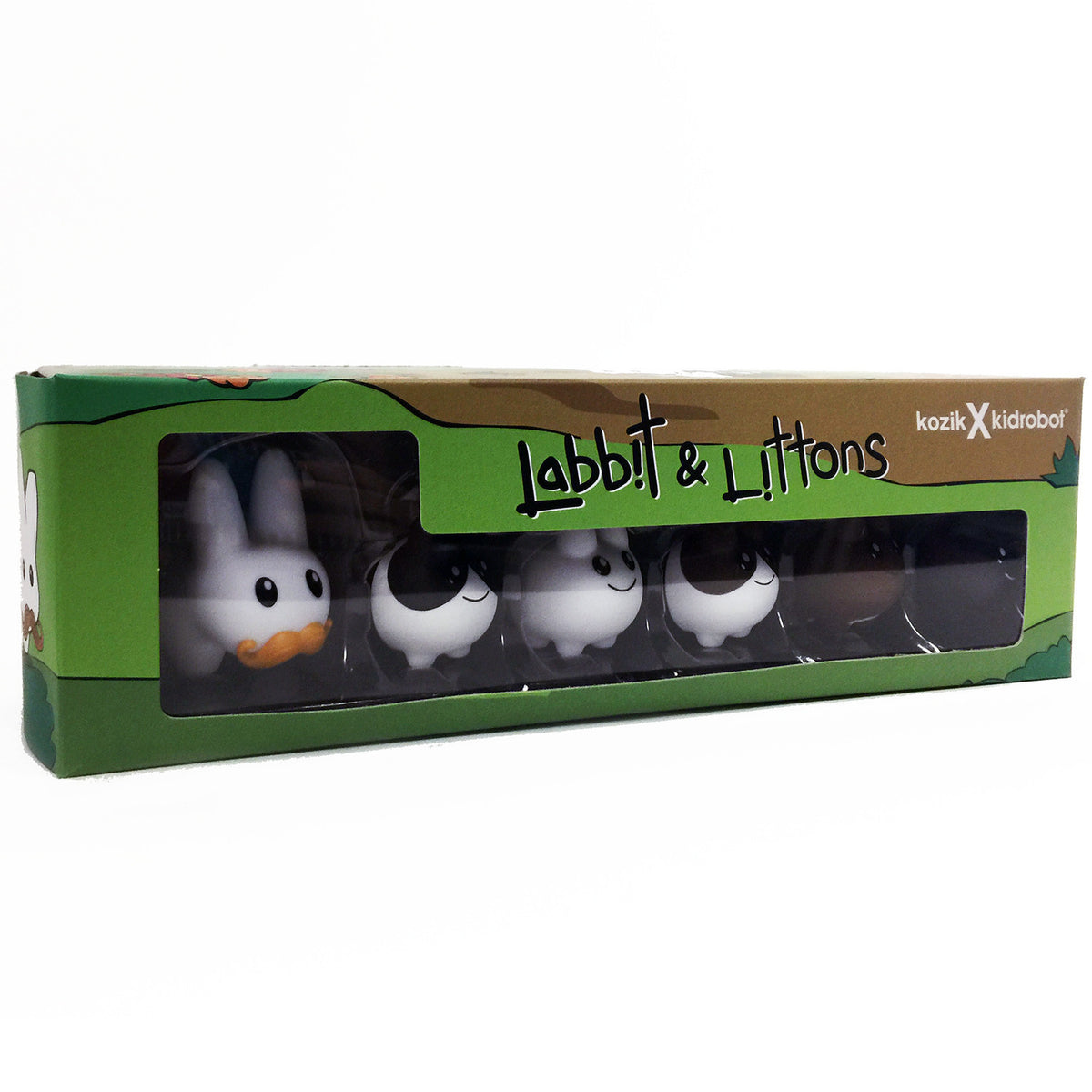 2.5" Vinyl Labbit with Five 1.5" Littons by Kozik x Kidrobot - Mindzai  - 6