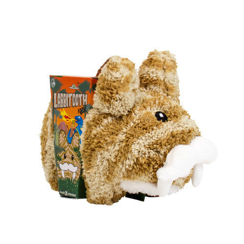 Happy Labbit Labbitooth 7-inch Plush by Kidrobot - Mindzai  - 1