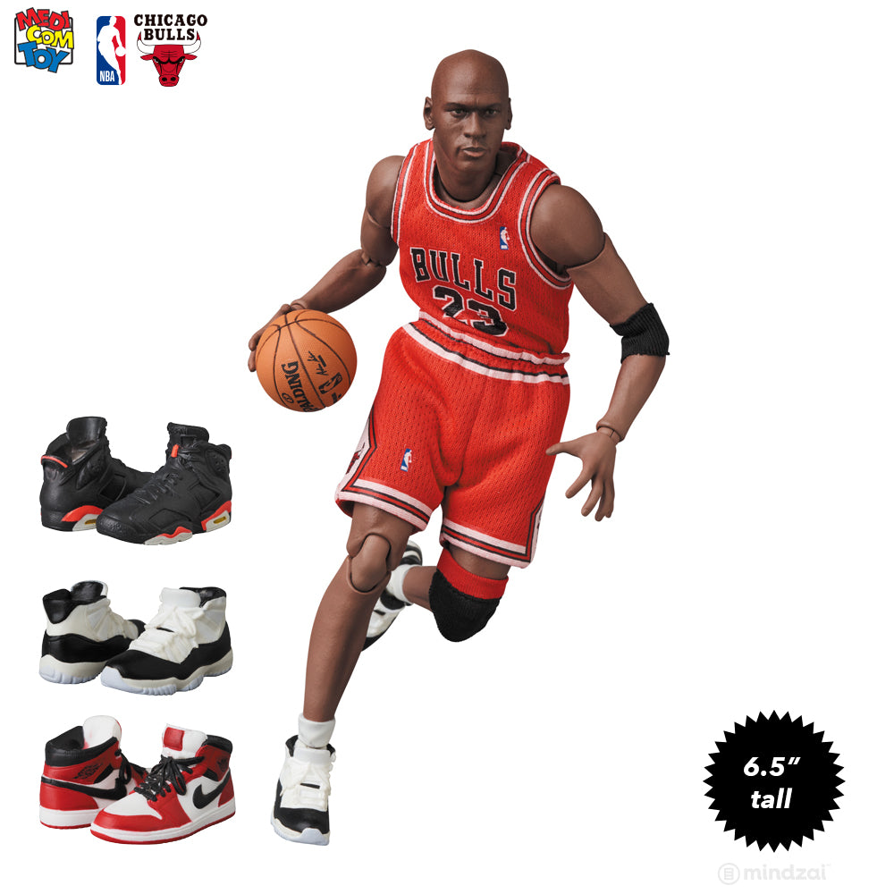 Michael Jordan Chicago Bulls Mafex 6.5-Inch Toy Figure by Medicom