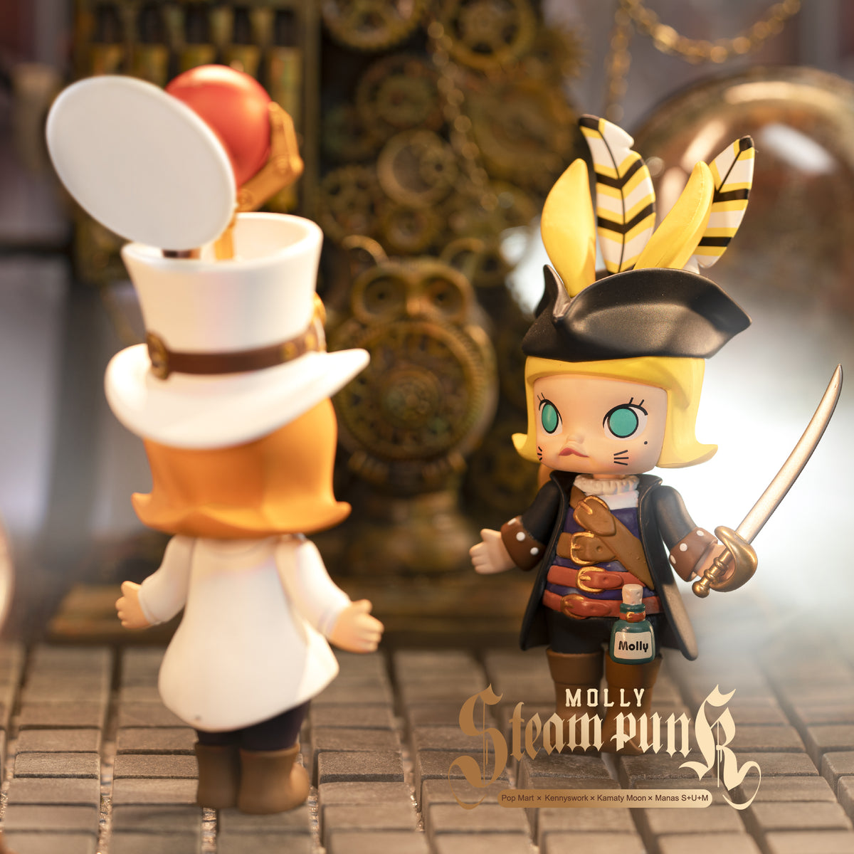 Molly Steampunk Blind Box Series by Kennyswork x POP MART