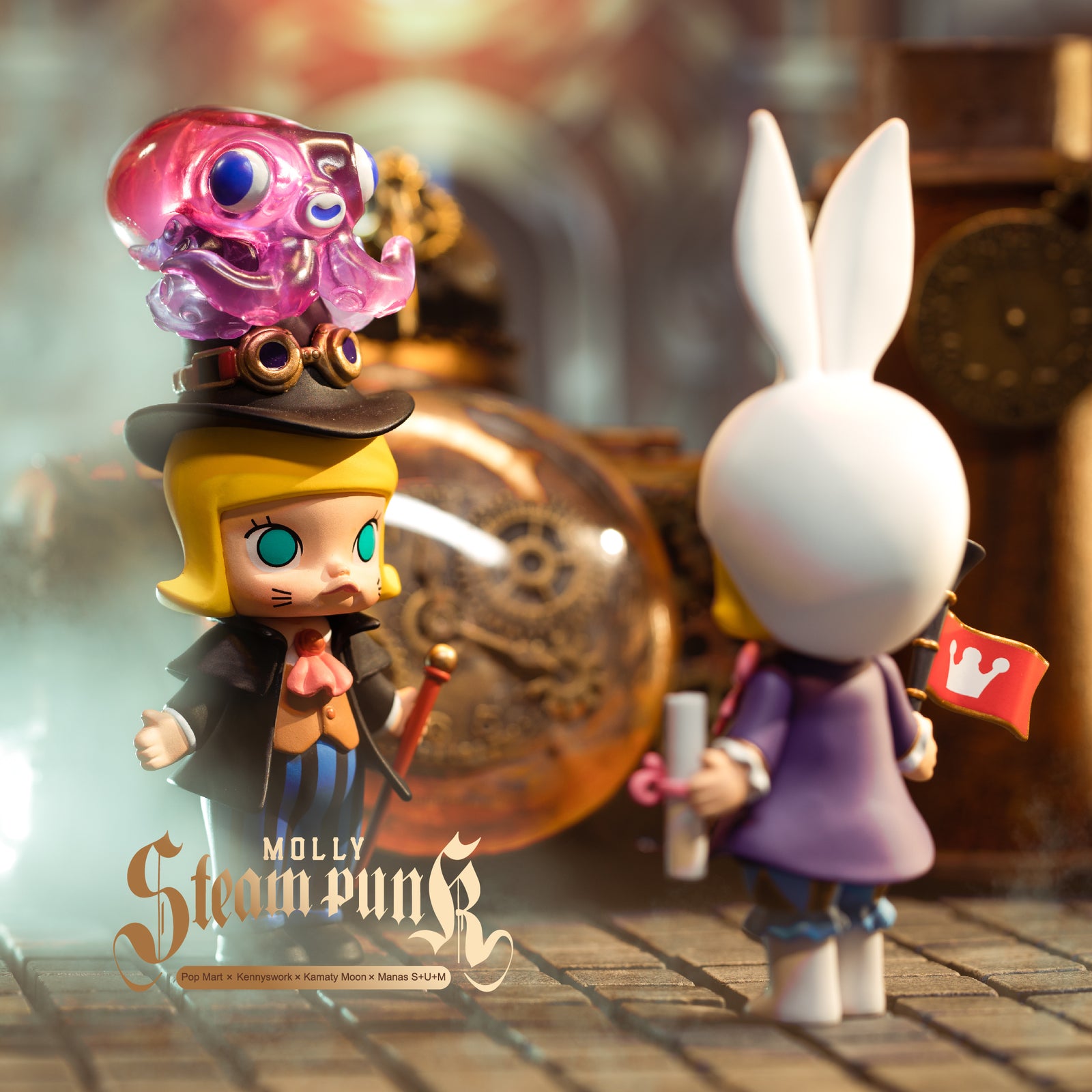 Molly Steampunk Blind Box Series by Kennyswork x POP MART