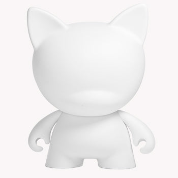 DIY Trikky 7" White Edition by kidrobot - Mindzai  - 1