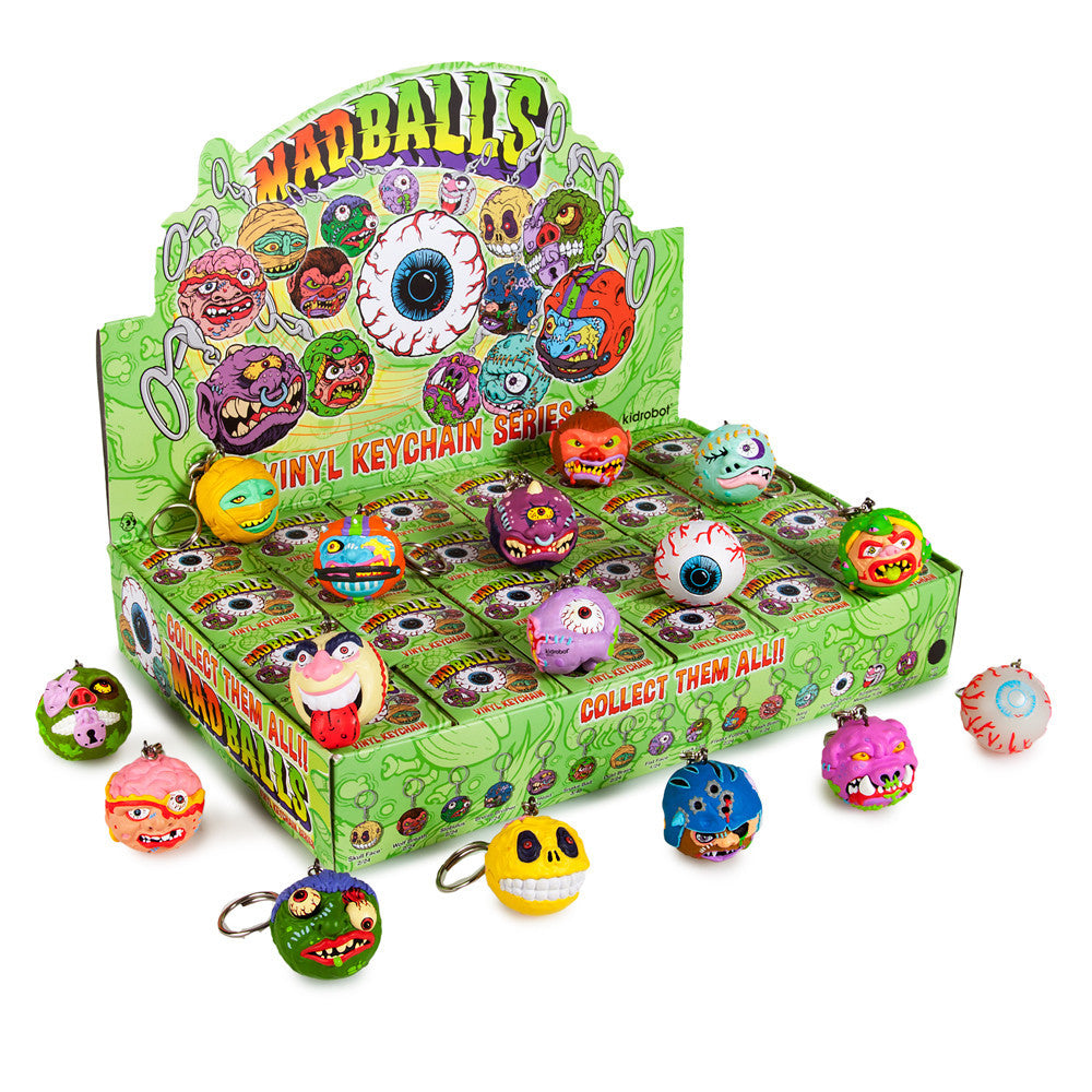 Mad Balls Keychain Series Blind Box by Kidrobot - Mindzai  - 1