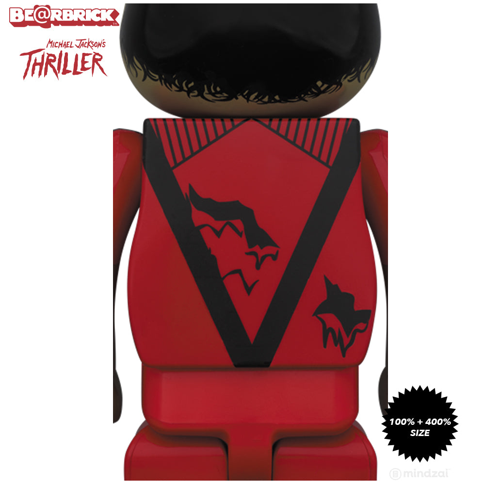 Michael Jackson Thriller Zombie 100% + 400% Bearbrick Set by Medicom Toy