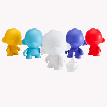 Micro Foomi 2.5" Multicolor Edition by kidrobot - Mindzai  - 2