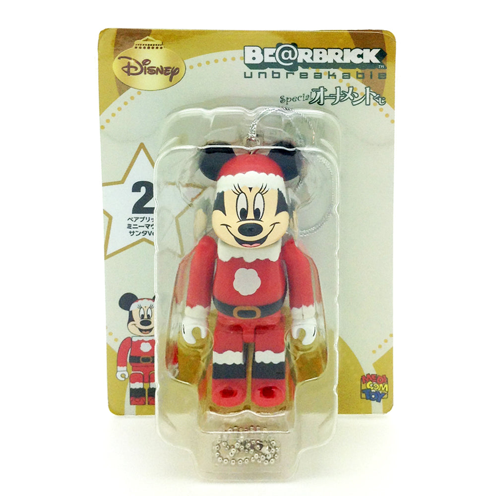Disney Bearbrick Unbreakable - Happy Kuji # 2 - Minnie Mouse Santa Version 100% Size