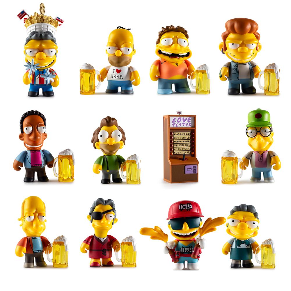 Moe's Tavern Blind Box Mini Series by The Simpsons x Kidrobot