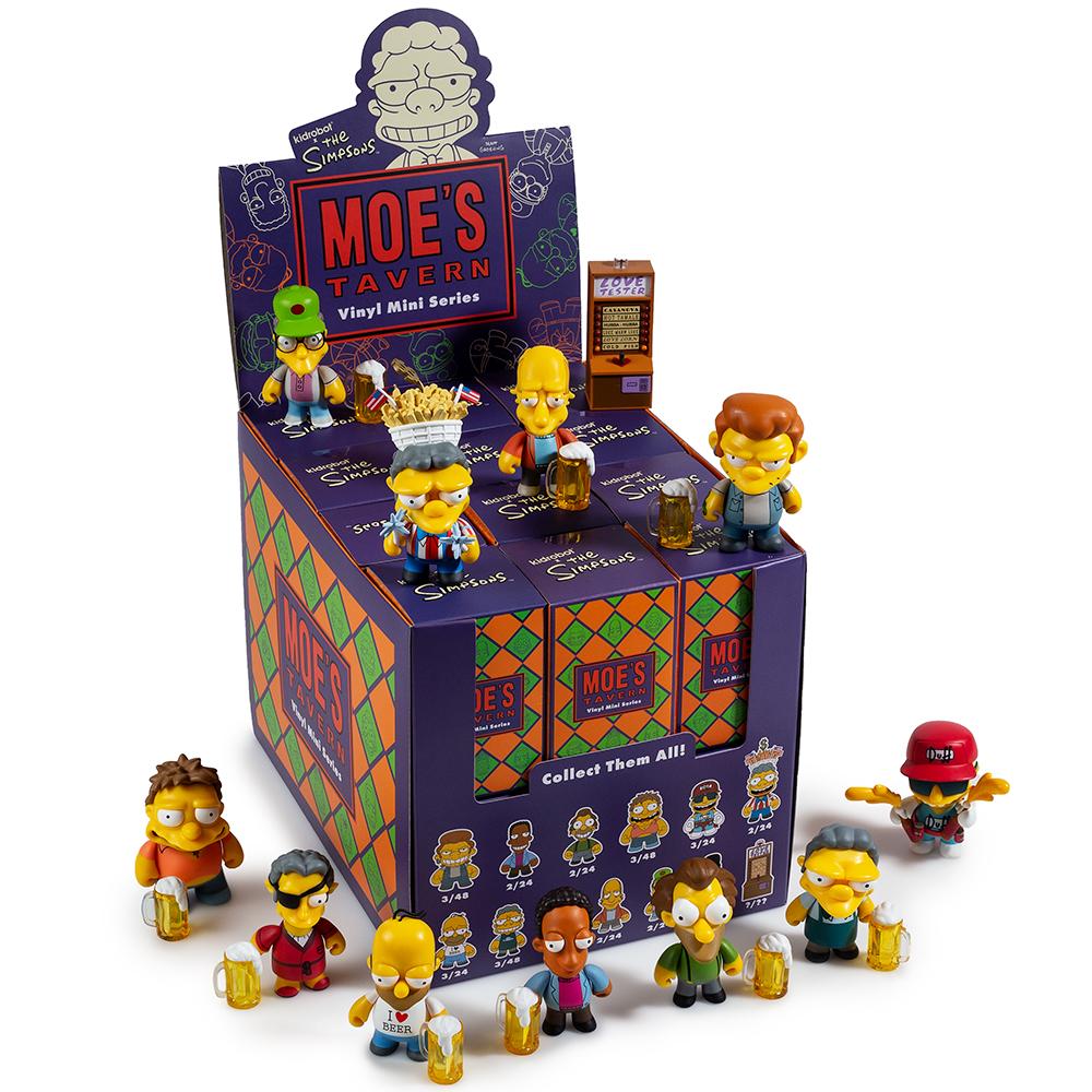 Moe's Tavern Blind Box Mini Series by The Simpsons x Kidrobot