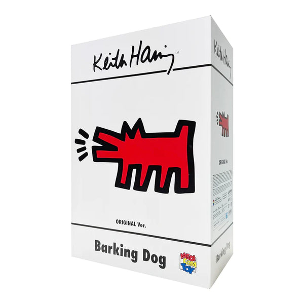 Barking Red Dog Statue by Keith Haring x Medicom Toy - Mindzai Toy
