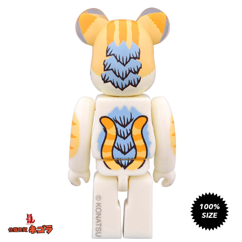 Negora Kaiju Cat Odd Eye 100% Bearbrick by Konatsu x Medicom Toy (Superpowers Exclusive)