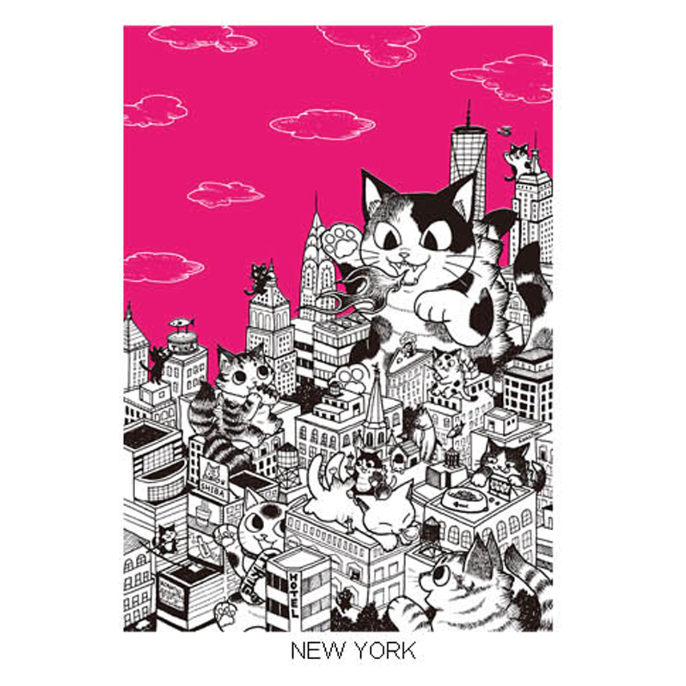 New York Print by Konatsuya