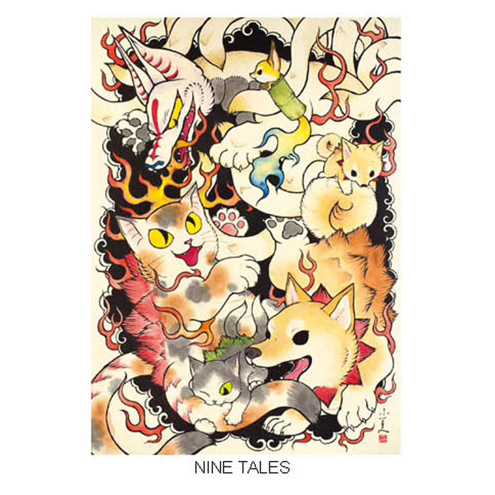 Nine Tales Print by Konatsuya