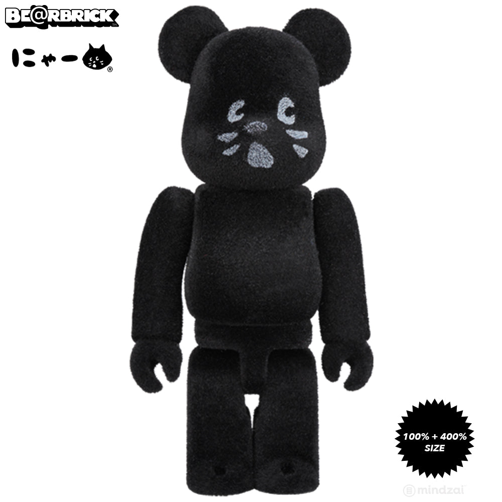 Nya-Flocky 100% + 400% Bearbrick Set by Medicom Toy