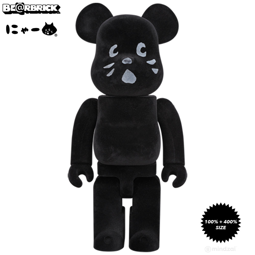 Nya-Flocky 100% + 400% Bearbrick Set by Medicom Toy