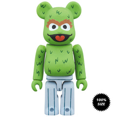 Oscar The Grouch Sesame Street 100% Bearbrick - Mindzai